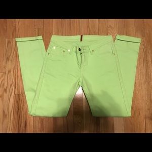 Saban. Size 9/10 Jr. lime green pants.